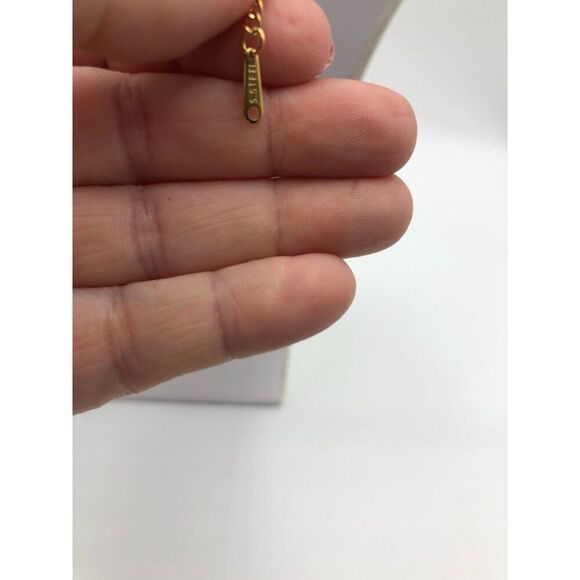 18K Gold Plated Stainless Steel "Four Leaf Clover" Necklace Hypoallergenic - Picture 10 of 12